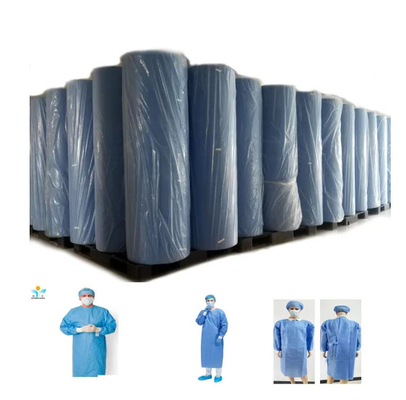 40-120gsm SMS Non Woven Fabric Excellent Strength And Durability For Hospital