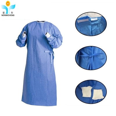 Ropa quirúrgica SMS SMMS SSMMS Tejido no tejido para ropa médica desechable