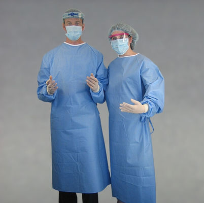 Fabricación de vestiduras quirúrgicas desechables de material no tejido para cirujano de hospital